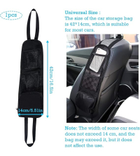 Sac de rangement latéral pour siège de voiture, multi-poches