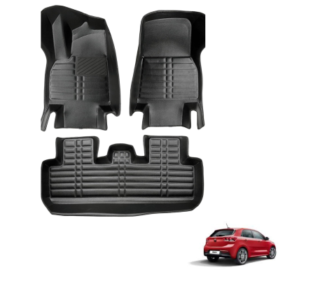 Tapis de Sol Voiture 5D Premium sur Mesure KIA RIO 2017