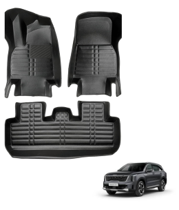 Tapis de Sol Voiture 5D Premium sur Mesure KIA SORENTO