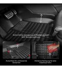Tapis de Sol Voiture 5D Premium sur Mesure KIA SORENTO