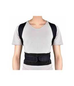 Ceinture Correcteur De Posture Dos Unisexe – Noir