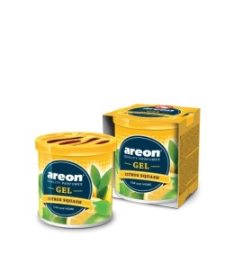 AREON Désodorisant pour voiture en gel - Parfum Citron