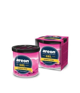 AREON Désodorisant pour voiture en gel - Parfum chewing-gum - Rose