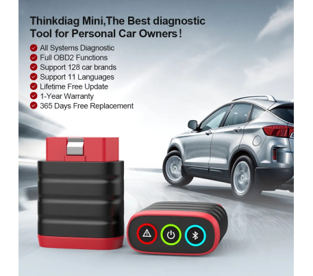 Thinkdiag Mini Outil Diagnostic Lecteur Defauts OBD Mise à Jour Gratuite à Vie