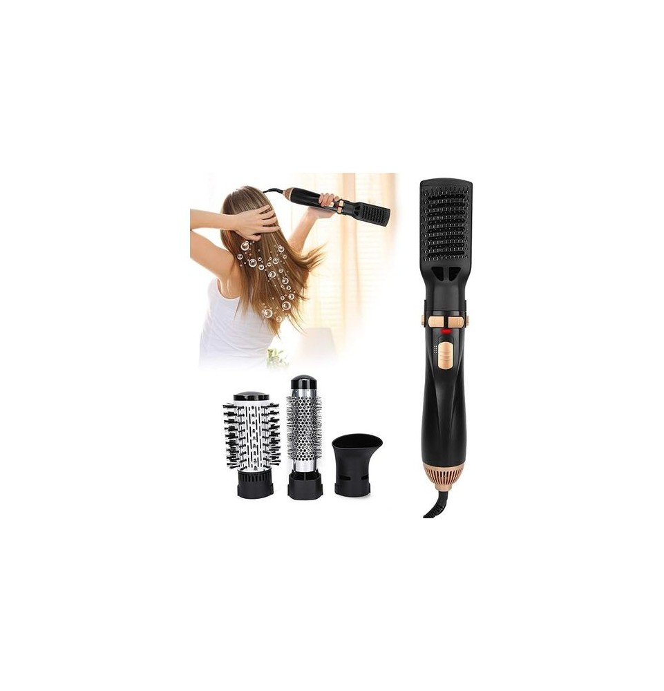 Brosse pour sèche-cheveux, brosse à air chaud Rotatif 4 en 1 Brosse pour sèche-cheveux, brosse à air chaud Rotatif 4 en 1
