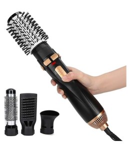 Brosse pour sèche-cheveux, brosse à air chaud Rotatif 4 en 1