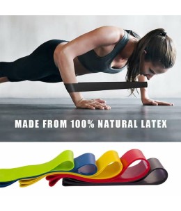Bande 5Pcs de résistance élastique extensible pour l’entraînement