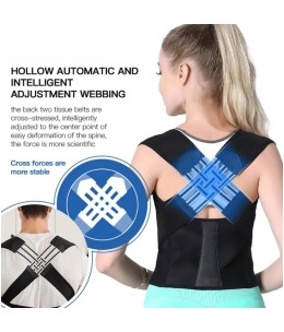 Ceinture de posture réglable pour le dos unisexe