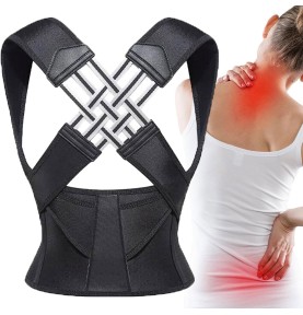 Ceinture de posture réglable pour le dos unisexe