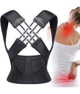 Ceinture de posture réglable pour le dos unisexe