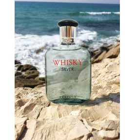 WHISKY Silver • Eau de Toilette 100 ml • Vaporisateur • Parfum Homme • EVAFLORPARIS