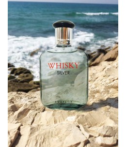 WHISKY Silver • Eau de Toilette 100 ml • Vaporisateur • Parfum Homme • EVAFLORPARIS