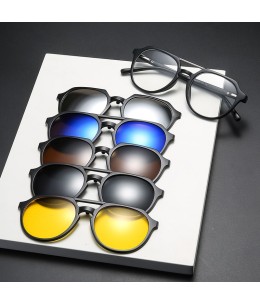 lunettes de soleil 6 en 1 pour hommes et femmes, monture à Double faisceau