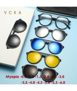 lunettes de soleil 6 en 1 pour hommes et femmes, monture à Double faisceau