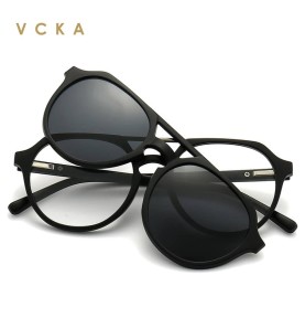 lunettes de soleil 6 en 1 pour hommes et femmes, monture à Double faisceau