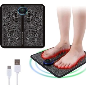 Tapis de massage des pieds-points d’acupuncture bioélectrique soulage la douleur