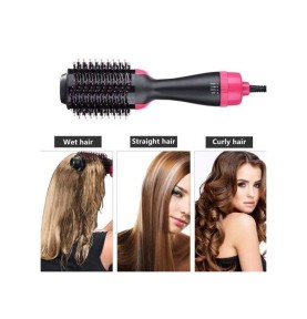 Brosse Chauffante soufflante Sèche-Cheveux – 3 en1 – Rotatif 360° Lissante boucle