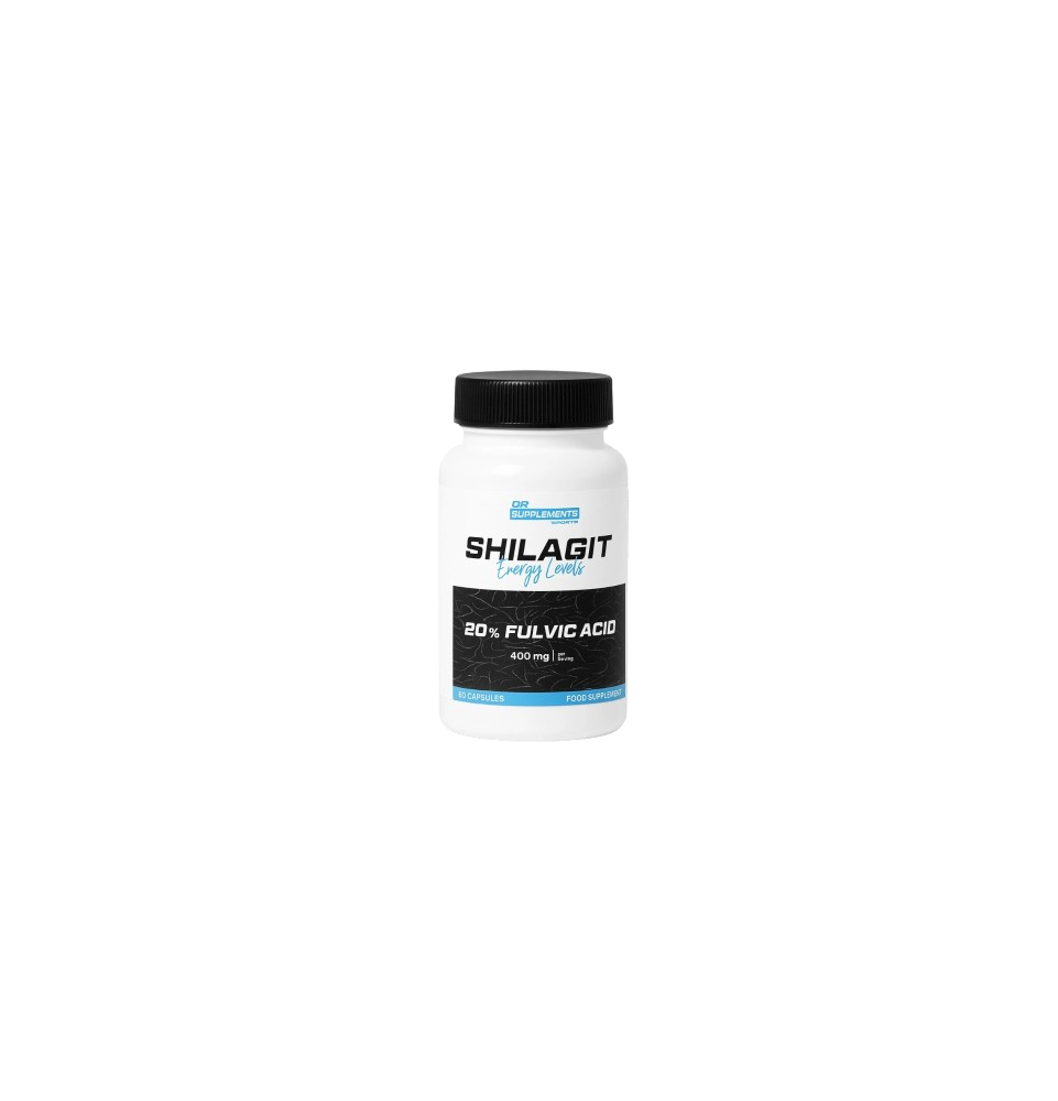 Shilajit 20% Fulvic acid 400mg – 60 capsules – Dr Supplements