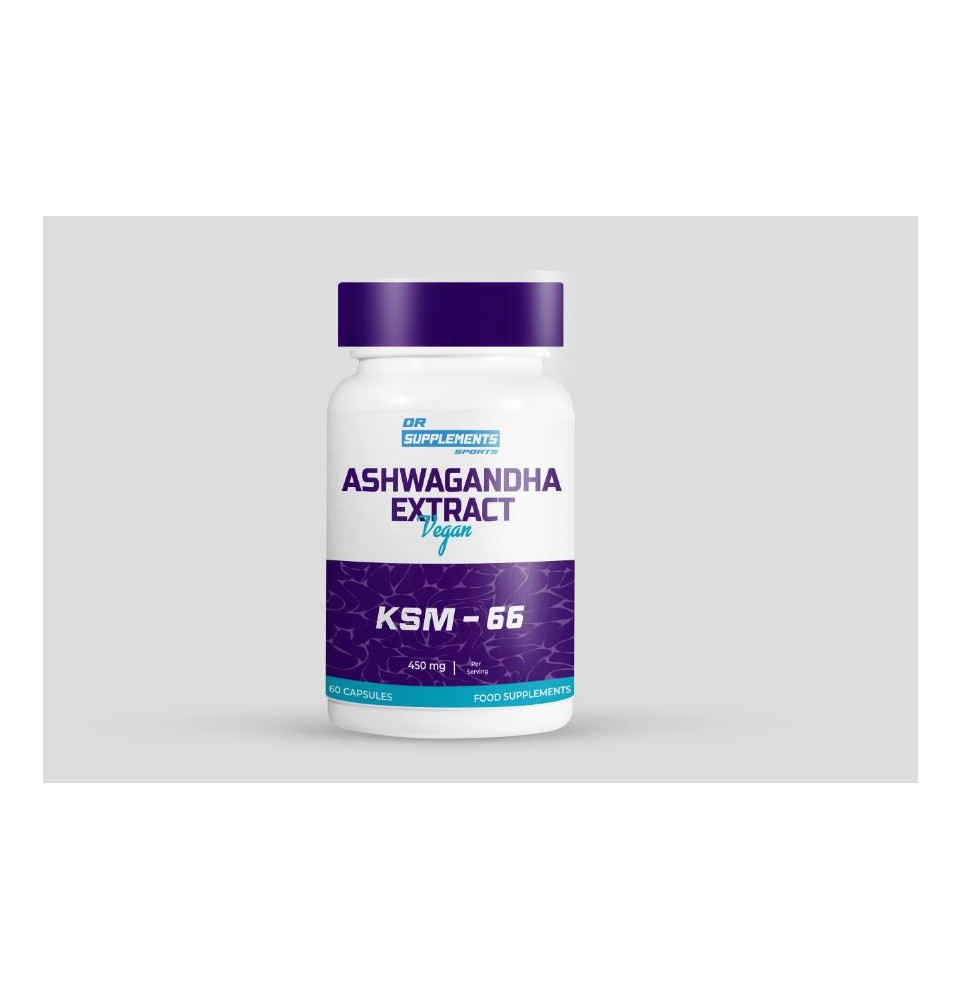 Ashwagandha KSM-66 – 60 Capsules – Dr Supplements Sports