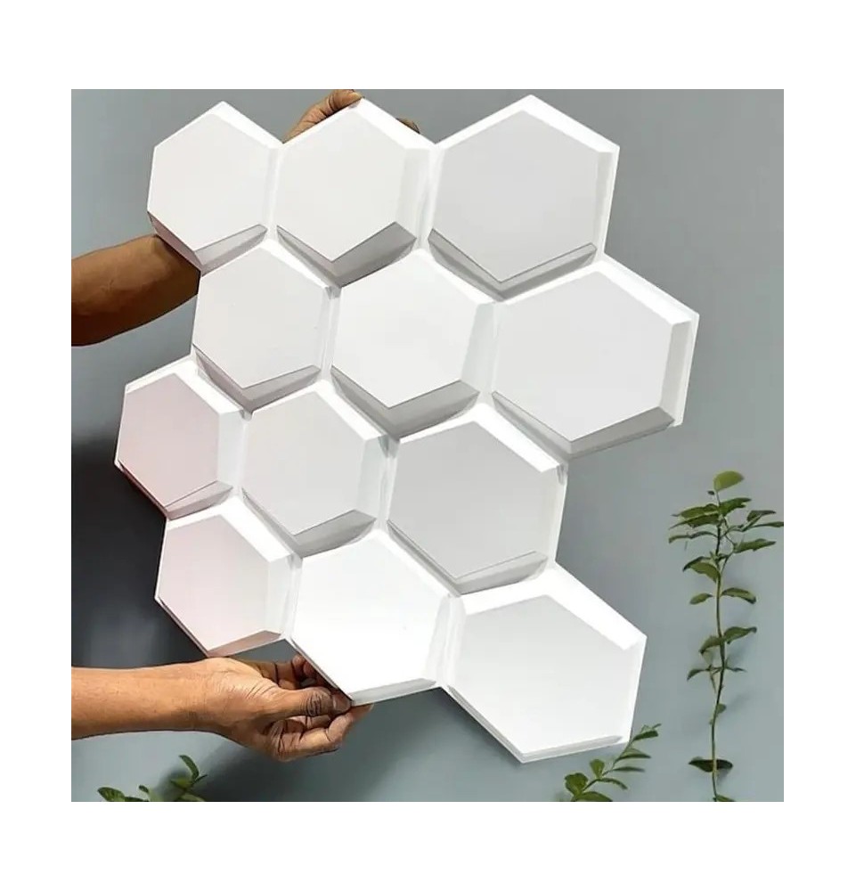 Pack 10 pieces Panel 3D nidabeille Pack 10 pieces Panel 3D nidabeille
