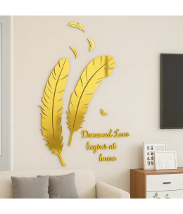 stickers plume dore