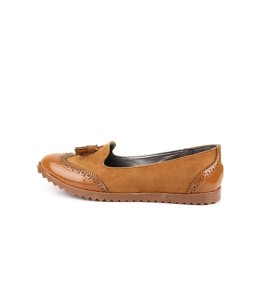 Ballerines femmes Camel