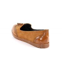 Ballerines femmes Camel