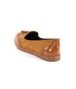 Ballerines femmes Camel