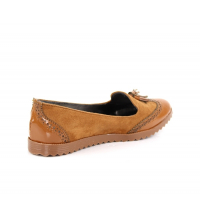 Ballerines femmes Camel