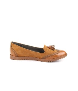 Ballerines femmes Camel