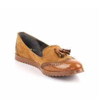 Ballerines femmes Camel