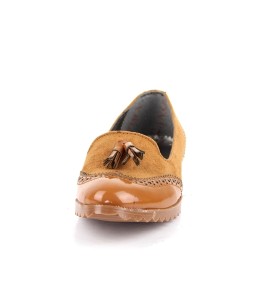 Ballerines femmes Camel