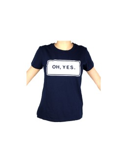 T-shirt Femme Bleu Marine