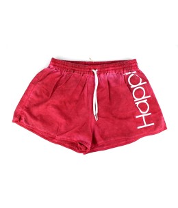 Short de bain Rouge