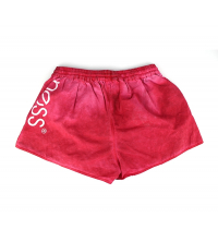 Short de bain Rouge