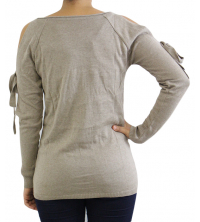 Pull femme Beige Foncé