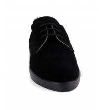 Derbies femme Daim Noir