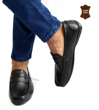 Mocassin homme  Noir