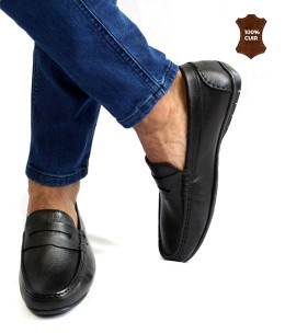 Mocassin homme  Noir