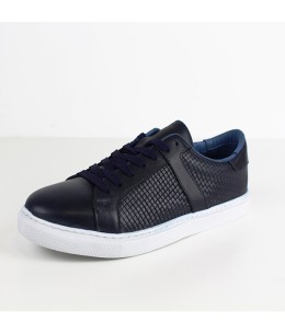 Chaussure Homme Cuir Bleu