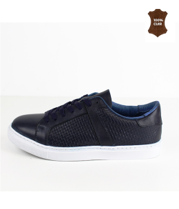 Chaussure Homme Cuir Bleu