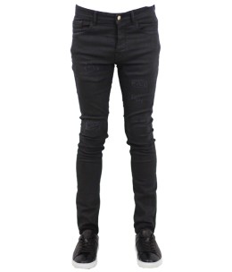 Jean homme  Noir dechire  coupe  slim