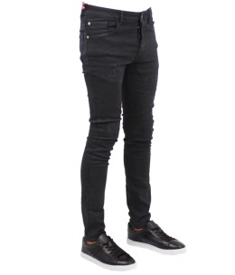 Jean homme  Noir dechire  coupe  slim