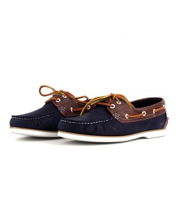 Mocassin homme Bleu & marron