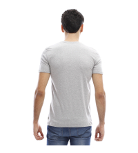 T-shirt manches courtes col V - Gris