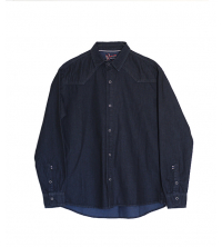 Chemise en jeans léger Bleu pour homme