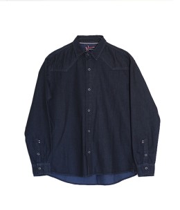 Chemise en jeans léger Bleu pour homme