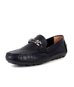 mocassin orthopédiques cuir avec boucle métal