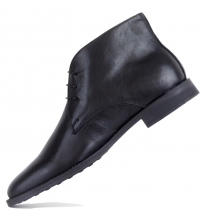 Bottine Homme Noir Cuir