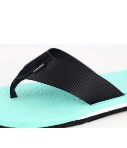 Tong homme turquoise et bleu marine